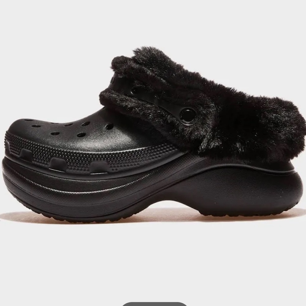 Crocs Bae Lined Clog – Black | NWT